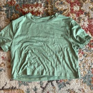 Sea-Foam Green Super Soft Cropped T-Shirt